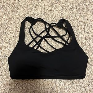 Lululemon black sports bra